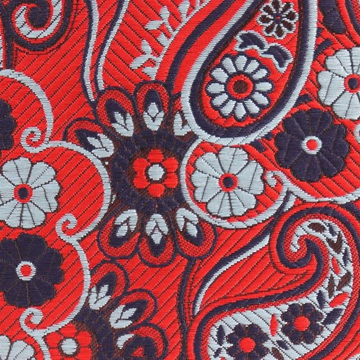 Black Paisley Handkerchief
