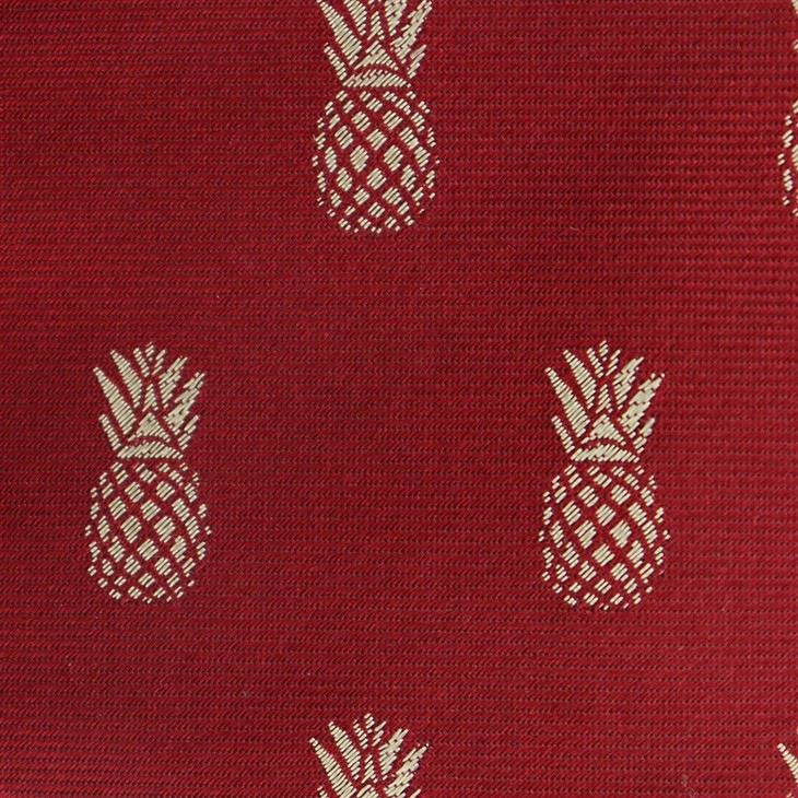Red Pattern Bow Tie