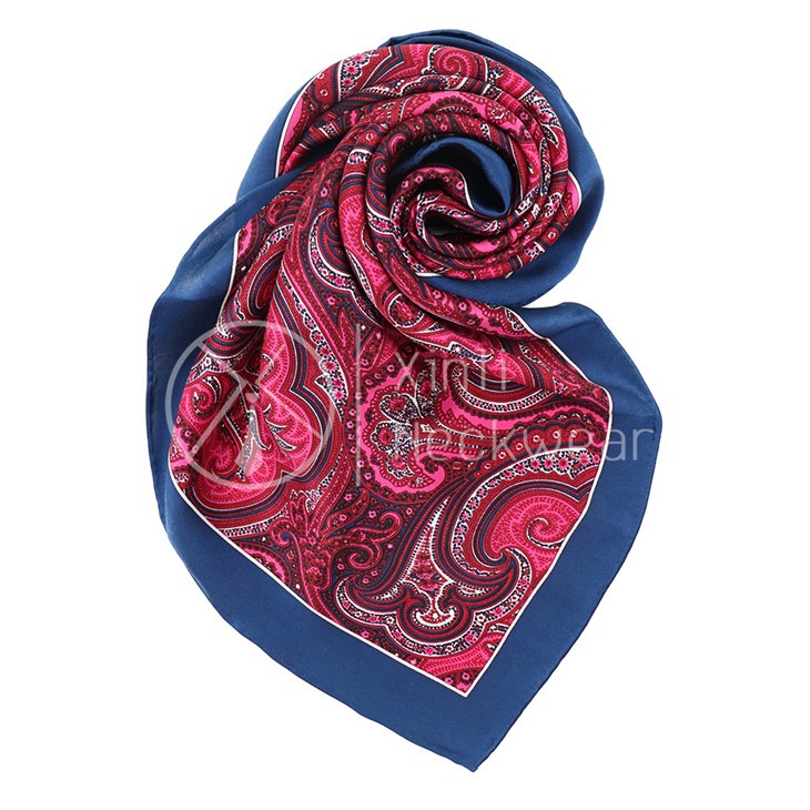 Square Floral Scarf